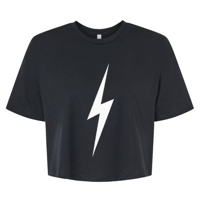 Sunny Citizen Lightning Bolt Bella+Canvas Jersey Crop Tee