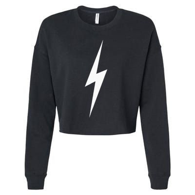 Sunny Citizen Lightning Bolt Cropped Pullover Crew