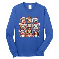 Squirrels Christmas Lights Decor Funny Squirrel Lover Xmas Funny Gift Long Sleeve Shirt