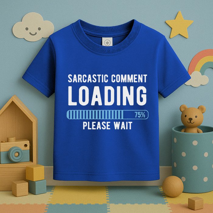 Sarcastic Comment Loading Please Wait Toddler T-Shirt