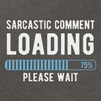 Sarcastic Comment Loading Please Wait Cotton Canvas Backpack