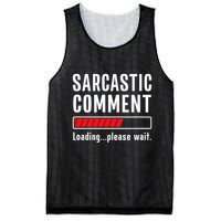 Sarcastic Comment Loading Please Wait Funny Sarcasm Humor Mesh Reversible Basketball Jersey Tank