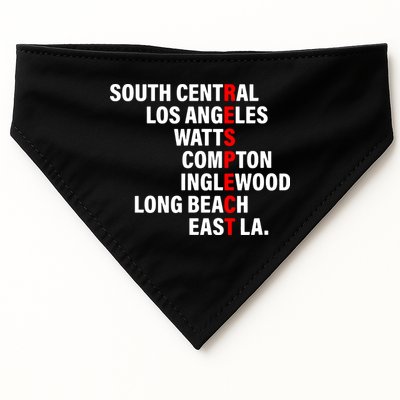 South Central Los Angeles Respect Watts Compton USA-Made Doggie Bandana
