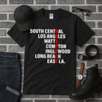 South Central Los Angeles Respect Watts Compton Tall T-Shirt