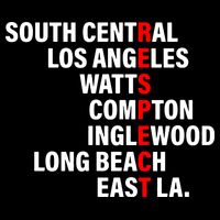 South Central Los Angeles Respect Watts Compton Tall T-Shirt