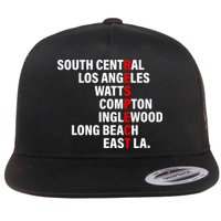 South Central Los Angeles Respect Watts Compton Flat Bill Trucker Hat
