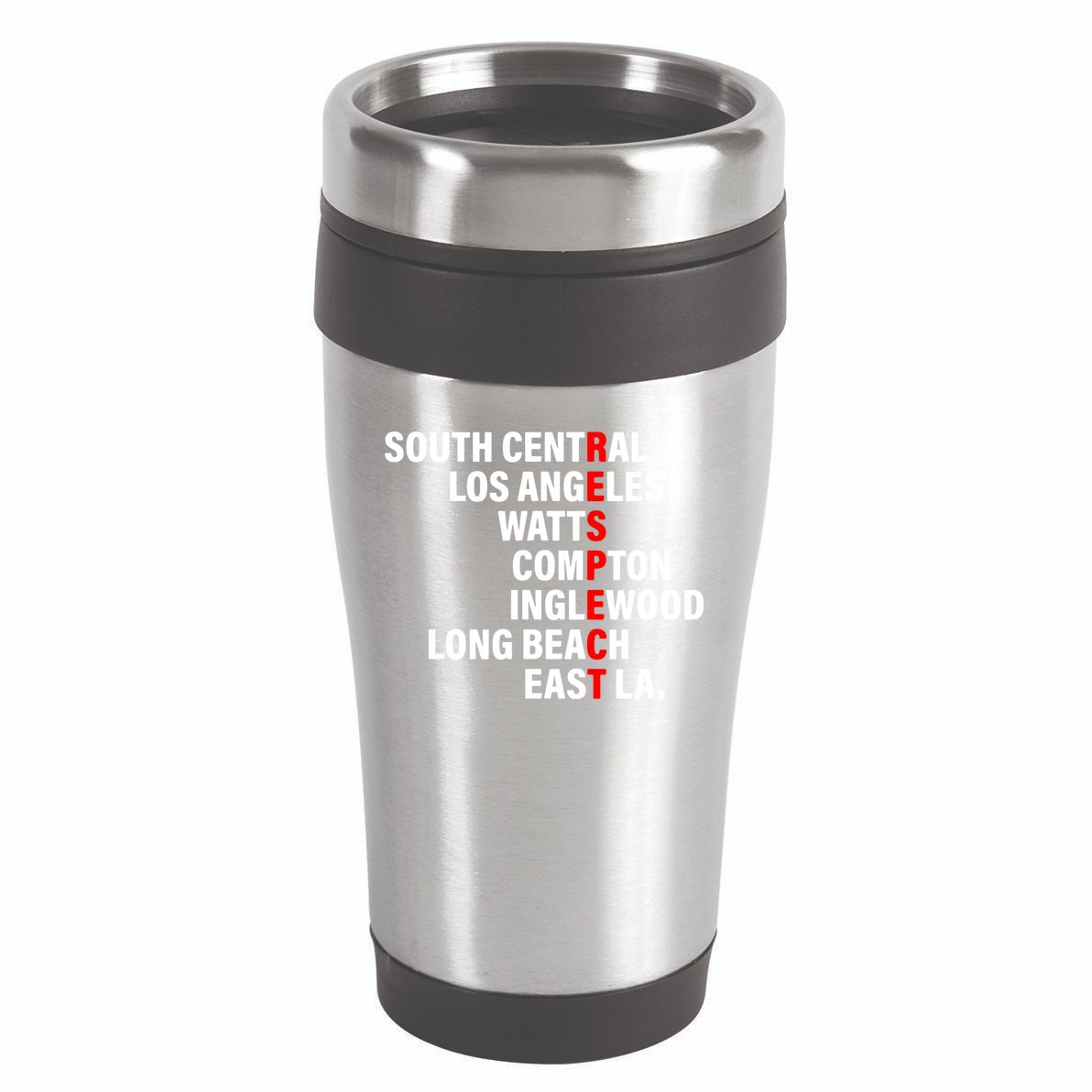 South Central Los Angeles Respect Watts Compton 16oz Travel Tumbler
