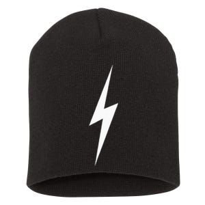 Sunny Citizen Lightning Bolt Short Acrylic Beanie