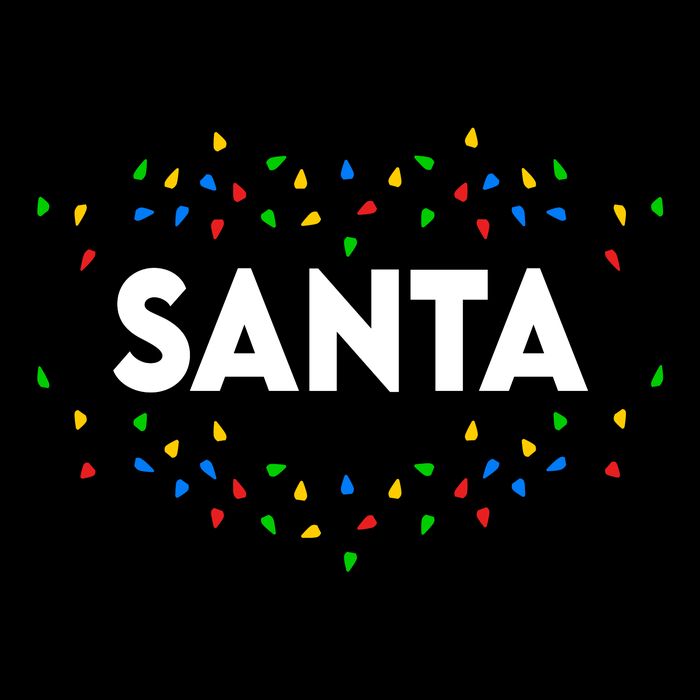 Santa Christmas Lights Funny Matching Couples Christmas Women's Crop Top Tee