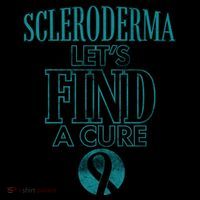 Scleroderma Let's Find A Cure Stripe Pom Pom Beanie