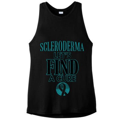 Scleroderma Let's Find A Cure Ladies PosiCharge Tri-Blend Wicking Tank