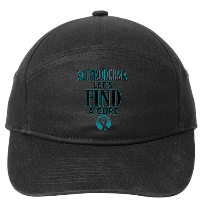Scleroderma Let's Find A Cure 7-Panel Snapback Hat