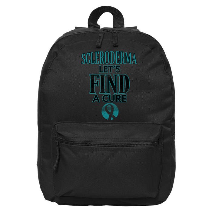 Scleroderma Let's Find A Cure 16 in Basic Backpack