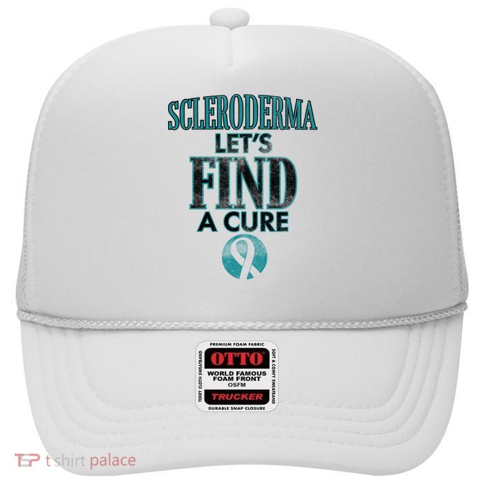 Scleroderma Let's Find A Cure High Crown Mesh Back Trucker Hat