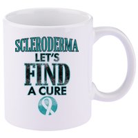 Scleroderma Let's Find A Cure 11oz C Handle Ceramic Mug