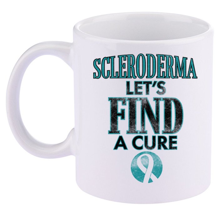 Scleroderma Let's Find A Cure 11oz C Handle Ceramic Mug
