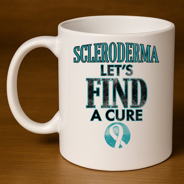 Scleroderma Let's Find A Cure 11oz C Handle Ceramic Mug