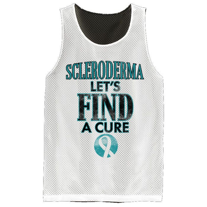 Scleroderma Let's Find A Cure Mesh Reversible Basketball Jersey Tank