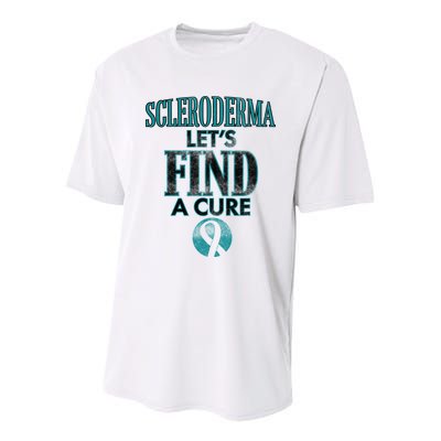 Scleroderma Let's Find A Cure Youth Performance Sprint T-Shirt