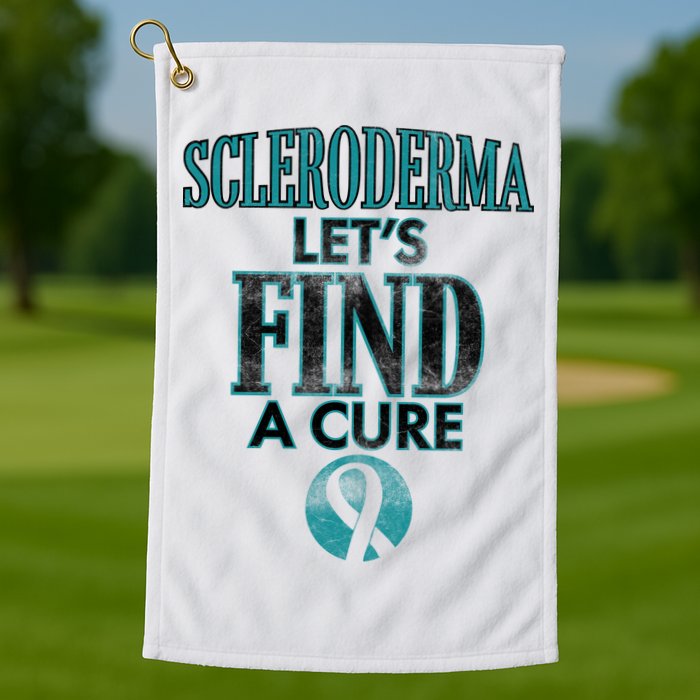 Scleroderma Let's Find A Cure Golf Towel
