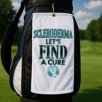 Scleroderma Let's Find A Cure Golf Towel