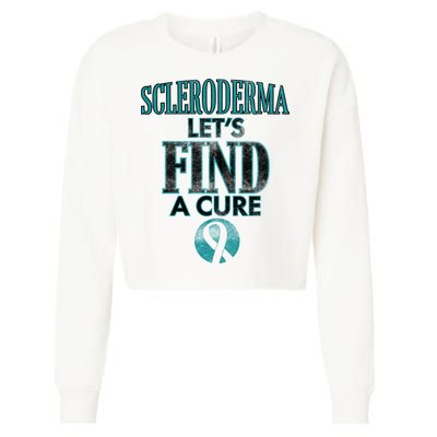Scleroderma Let's Find A Cure Cropped Pullover Crew