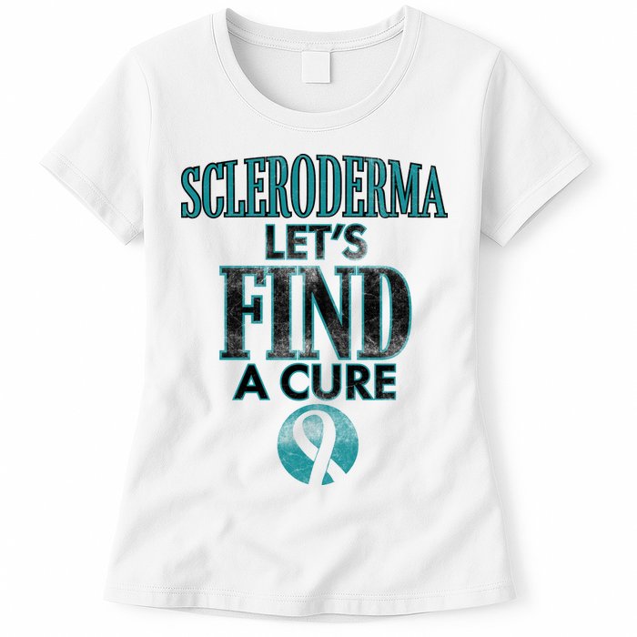 Scleroderma Let's Find A Cure Womens T-Shirt