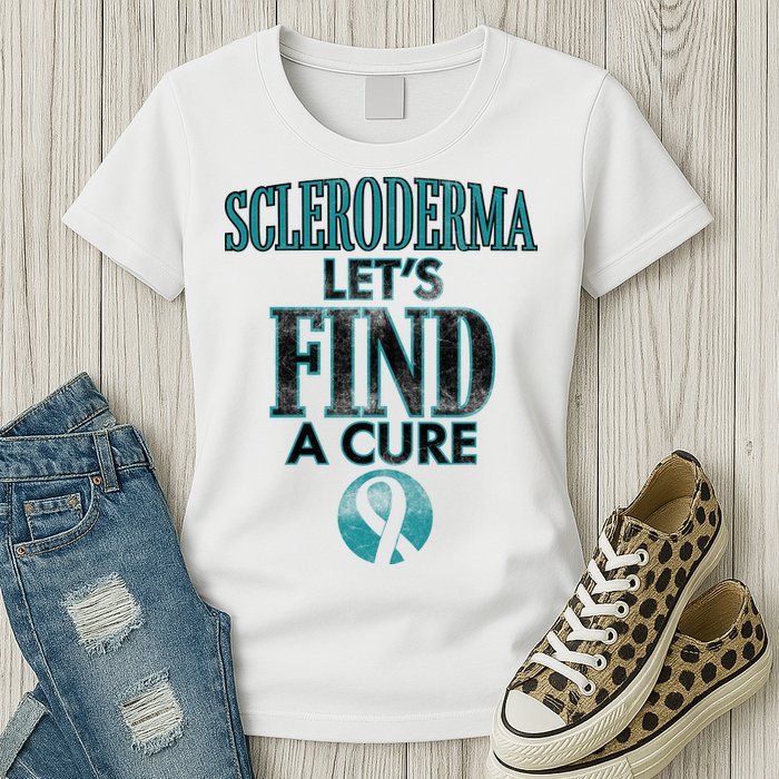 Scleroderma Let's Find A Cure Womens T-Shirt