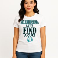 Scleroderma Let's Find A Cure Womens T-Shirt