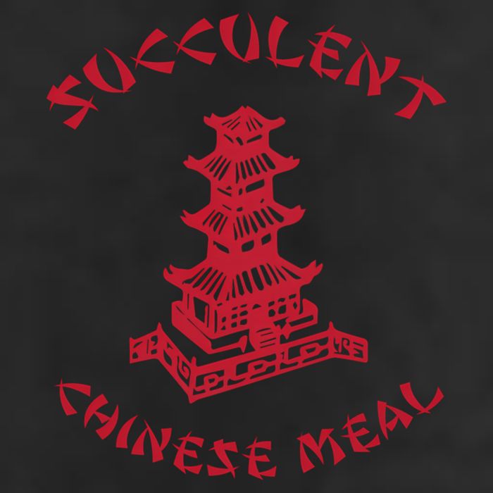 Succulent Chinese Meal Chinese Take Out Take Away 7 Panel Mesh Trucker Snapback Hat