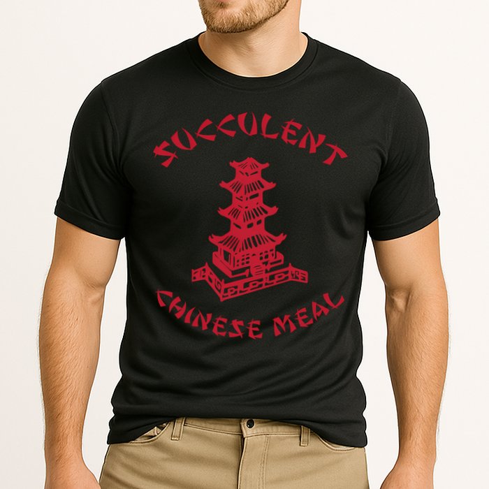 Succulent Chinese Meal Chinese Take Out Take Away Performance Shirt