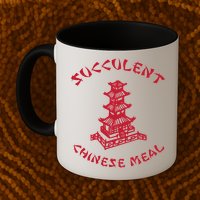Succulent Chinese Meal Chinese Take Out Take Away Mug