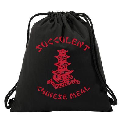 Succulent Chinese Meal Chinese Take Out Take Away Drawstring Bag