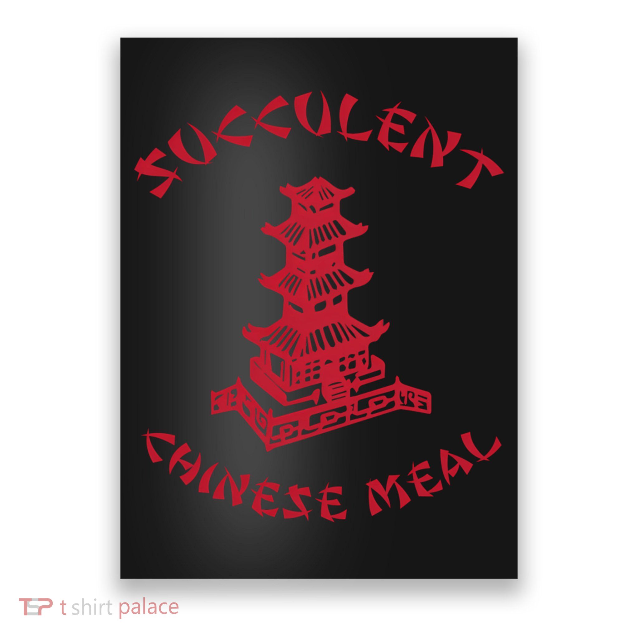 Succulent Chinese Meal Chinese Take Out Take Away Poster