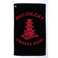Succulent Chinese Meal Chinese Take Out Take Away Golf Towel