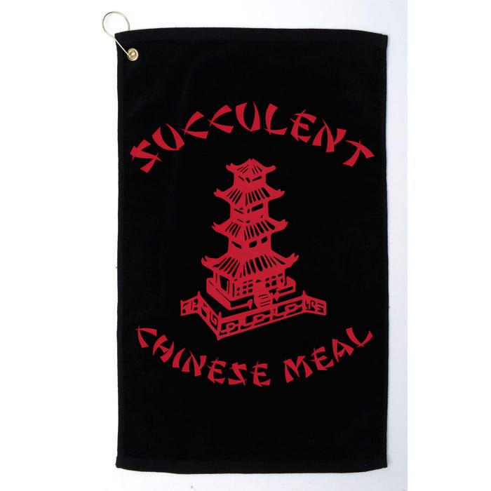 Succulent Chinese Meal Chinese Take Out Take Away Golf Towel