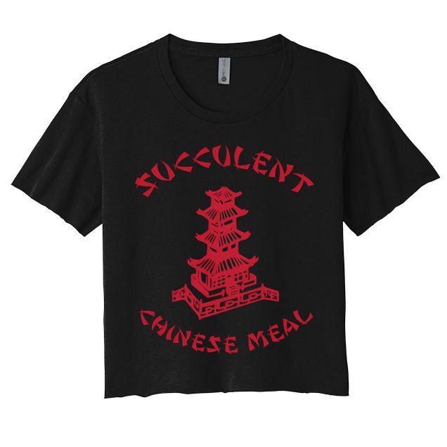 Succulent Chinese Meal Chinese Take Out Take Away Crop Top