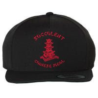Succulent Chinese Meal Chinese Take Out Take Away Wool Snapback Cap