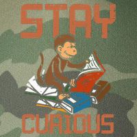 Stay Curious Monkey Reading Legacy Tie Dye Trucker Hat
