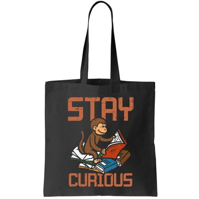 Stay Curious Monkey Reading Bag