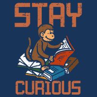 Stay Curious Monkey Reading Infant Baby Jersey Bodysuit