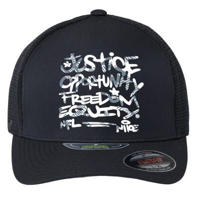 Steelers Coach Mike Tomlin Justice Opportunity Equity Freedom Flexfit Unipanel Trucker Cap