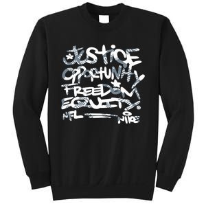 Steelers Coach Mike Tomlin Justice Opportunity Equity Freedom Sweatshirt