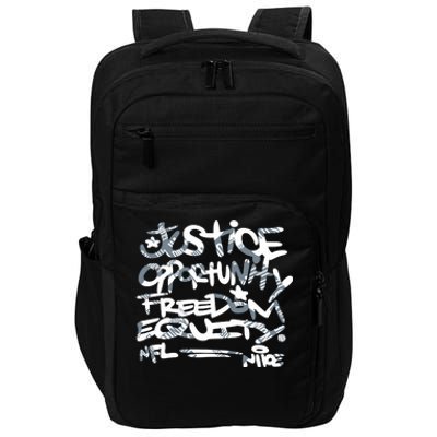 Steelers Coach Mike Tomlin Justice Opportunity Equity Freedom Impact Tech Backpack