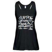 Steelers Coach Mike Tomlin Justice Opportunity Equity Freedom Ladies Essential Flowy Tank