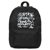 Steelers Coach Mike Tomlin Justice Opportunity Equity Freedom 16 in Basic Backpack