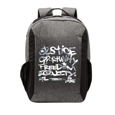 Steelers Coach Mike Tomlin Justice Opportunity Equity Freedom Vector Backpack