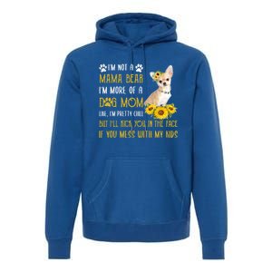 Sunflower Chihuahua Mom Mothers Day Dog Mom Gift Premium Hoodie