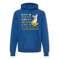 Sunflower Chihuahua Mom Mothers Day Dog Mom Gift Premium Hoodie