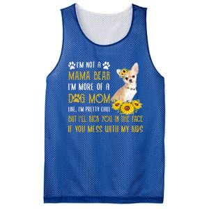 Sunflower Chihuahua Mom Mothers Day Dog Mom Gift Mesh Reversible Basketball Jersey Tank